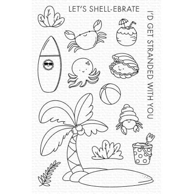 My Favorite Things Clear Stamps - Island Shell-ebration